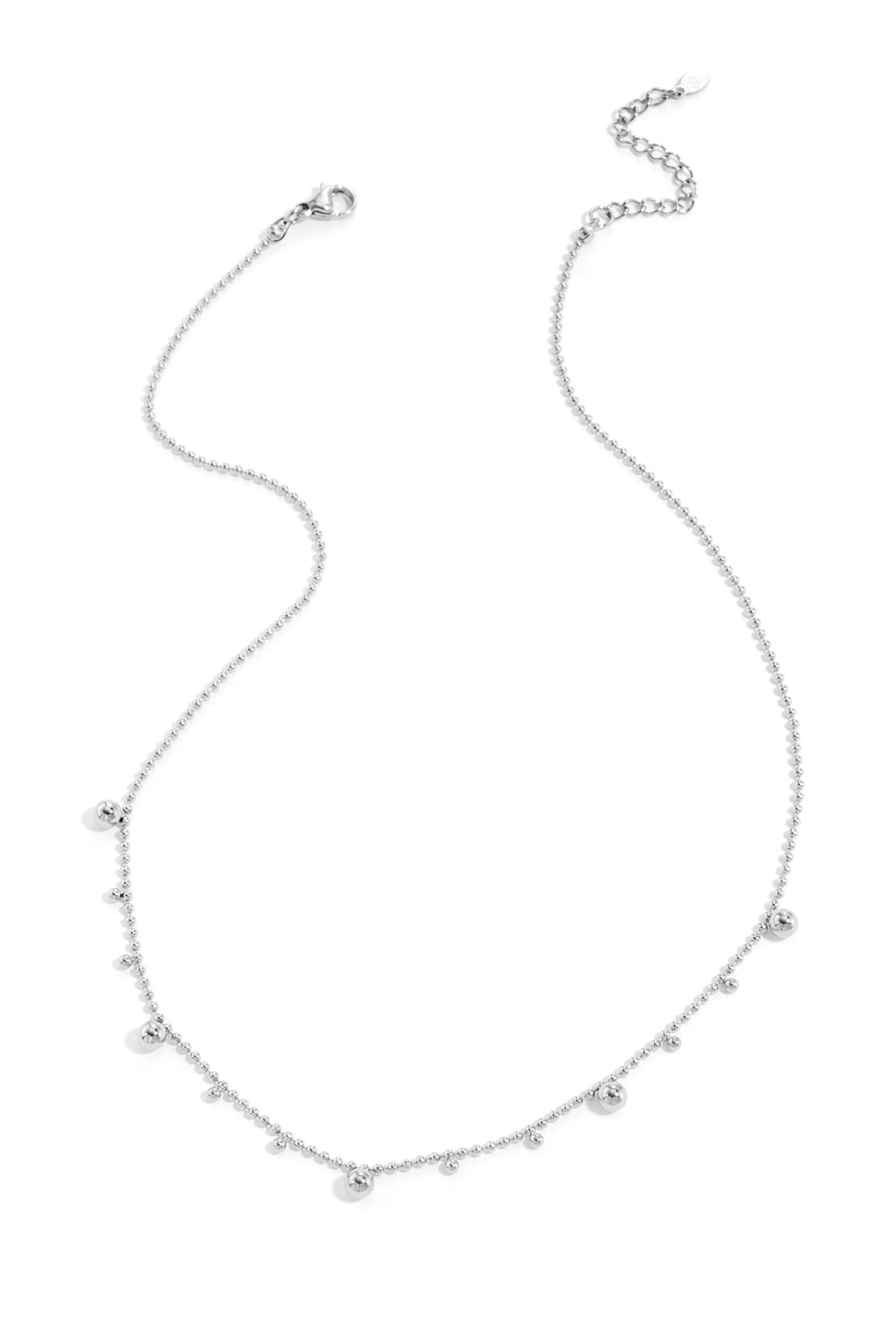 Collana con palline alternate