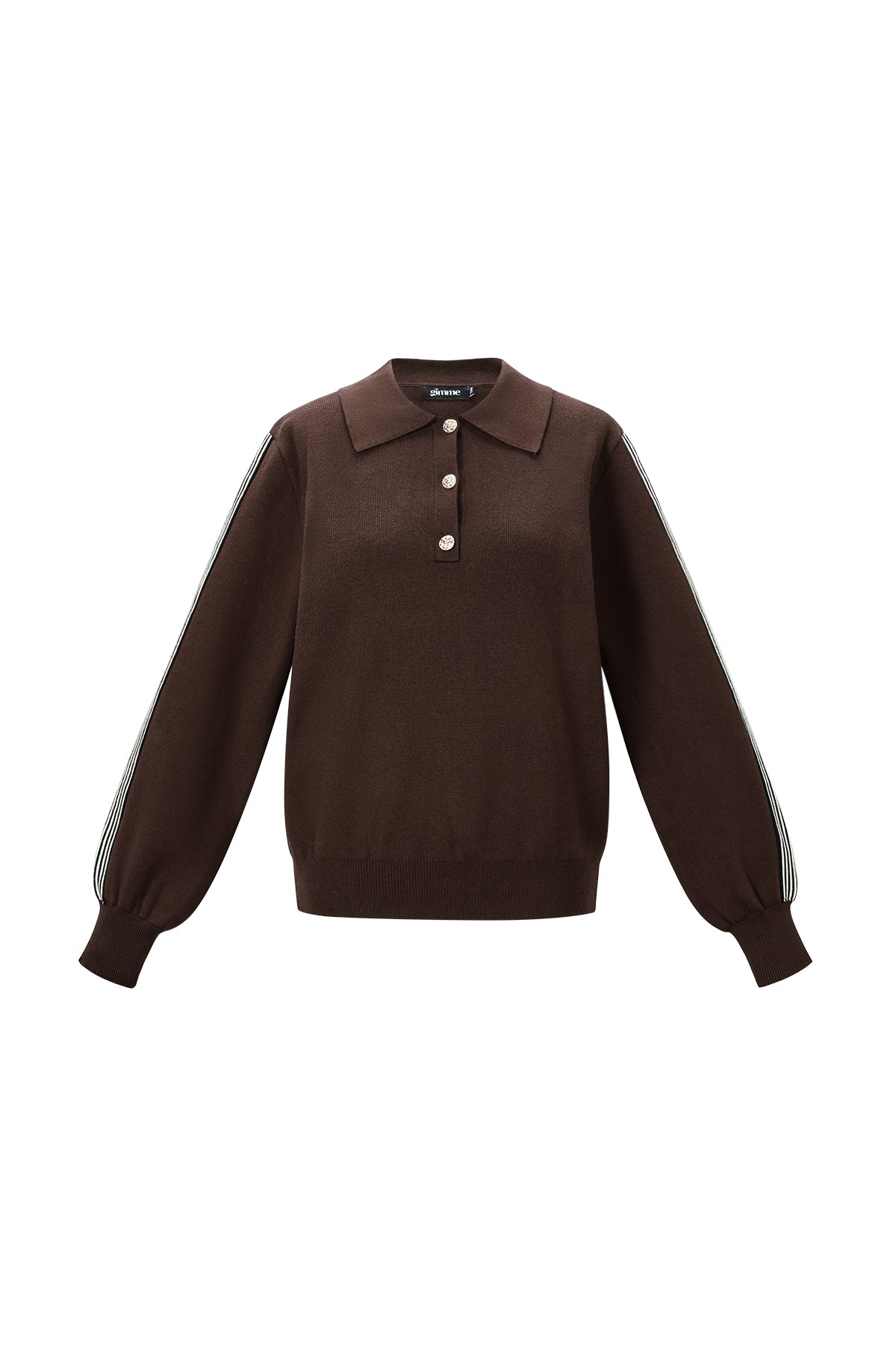 Maglione lavorato a maglia con strisce