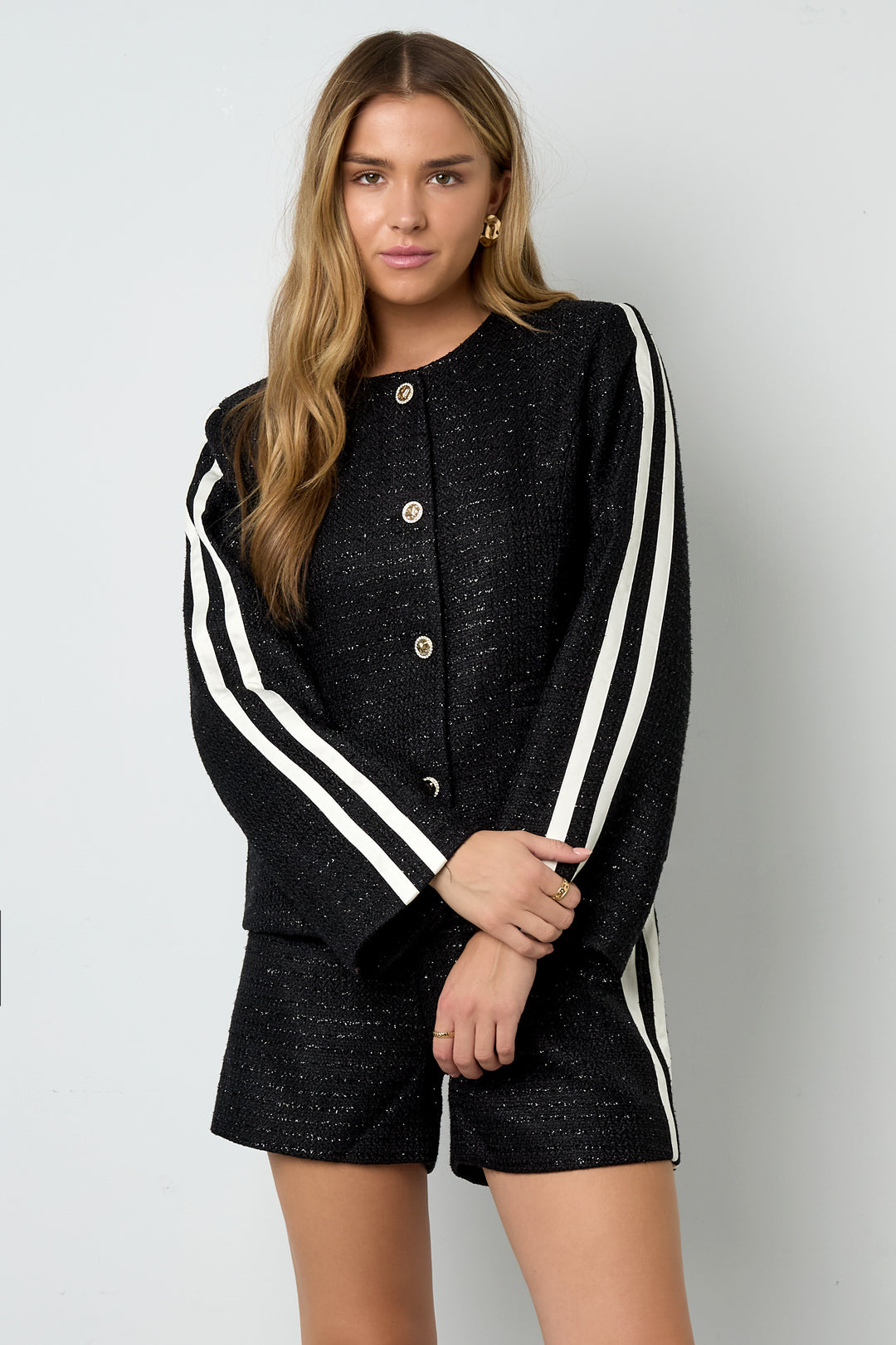 Shorts Donna Tessuto Poliestere Eleganti a quadri Autunno/Inverno