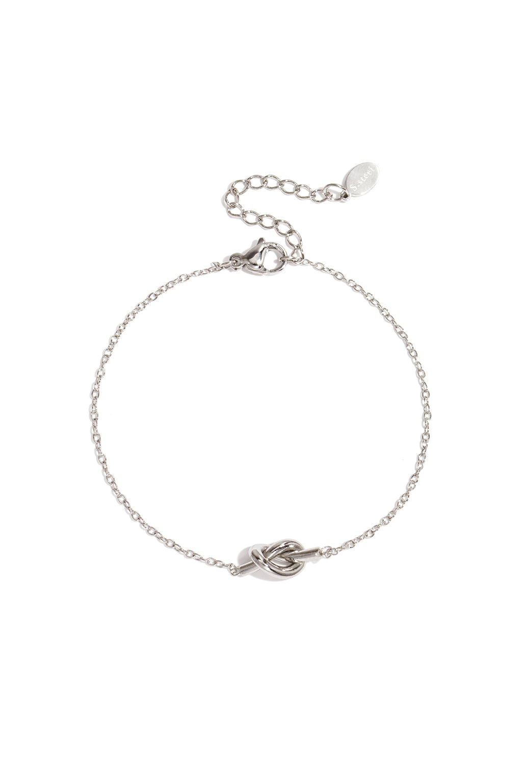 Bracciale semplice con charm annodato