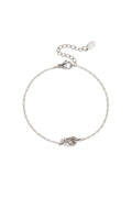 Bracciale semplice con charm annodato