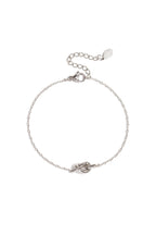 Bracciale semplice con charm annodato