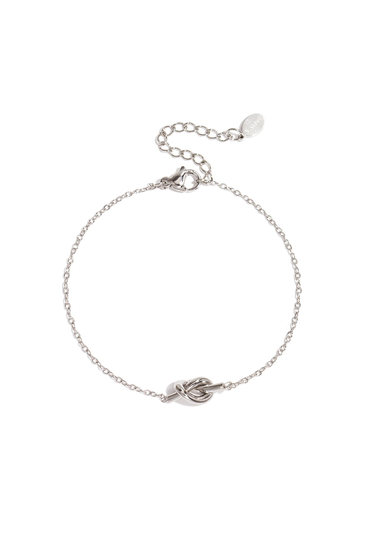 Bracciale semplice con charm annodato