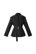 Tessuto Fibra di Poliestere Abito da Donna Elegante Colore Puro Autunno/Inverno