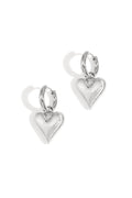 Orecchini pendenti a forma di cuore, casual, quotidiani, semplici, gioielli da donna