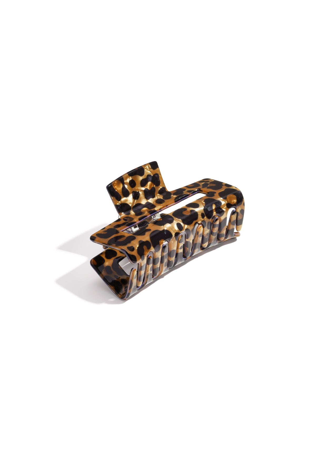 Fermagli per capelli con stampa leopardata in acrilico, accessori quotidiani