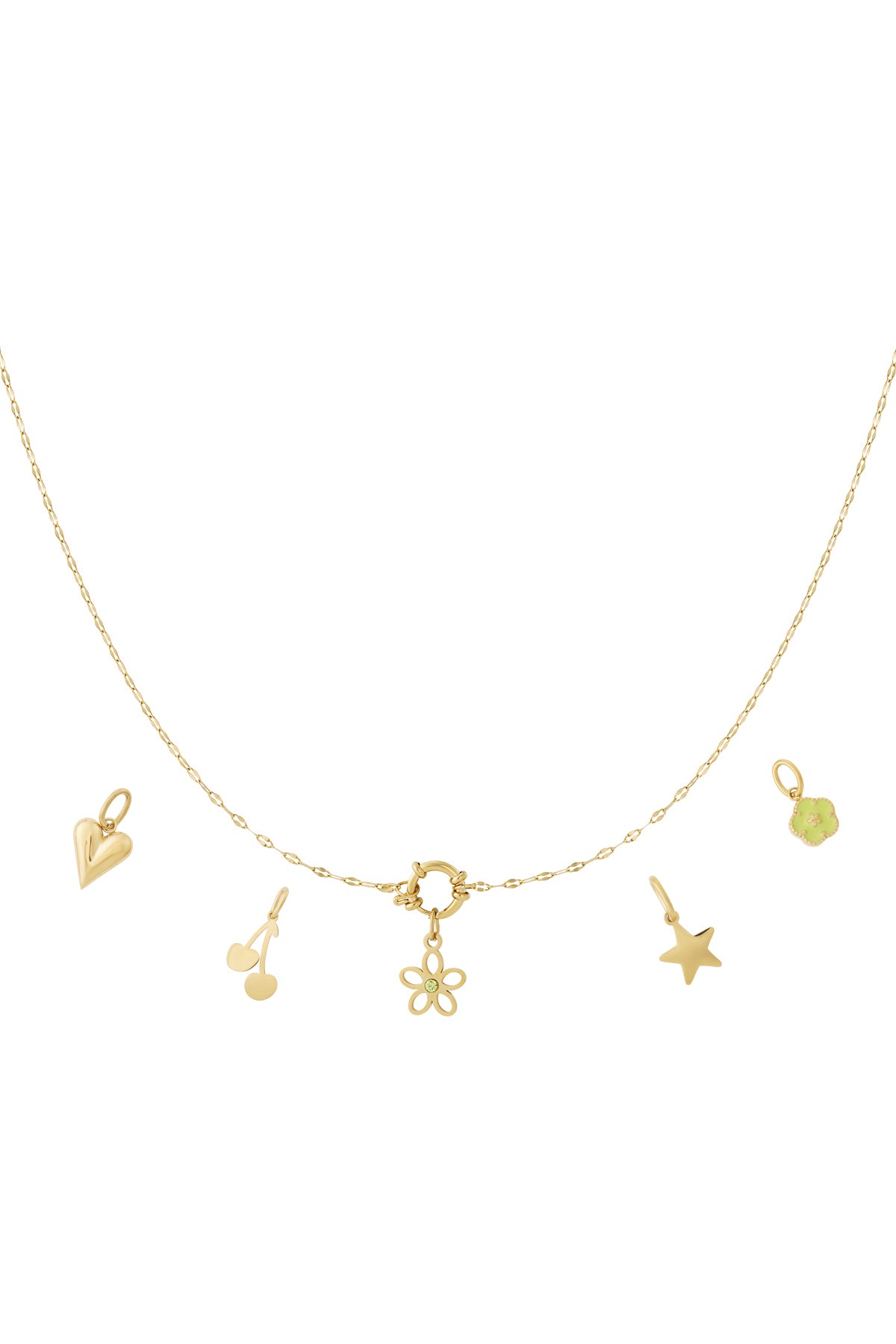 Collana fai da te con fiori dettagliati