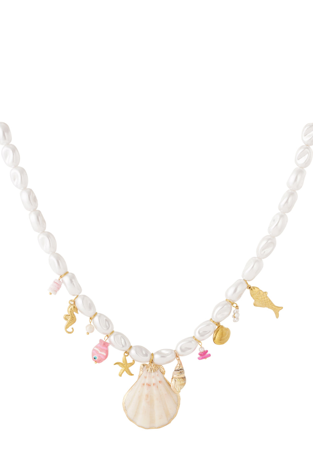 Collana di perle di conchiglia