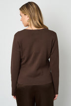 Viscosa Maglia Cardigan Donna Casual Colore Puro Autunno/Inverno
