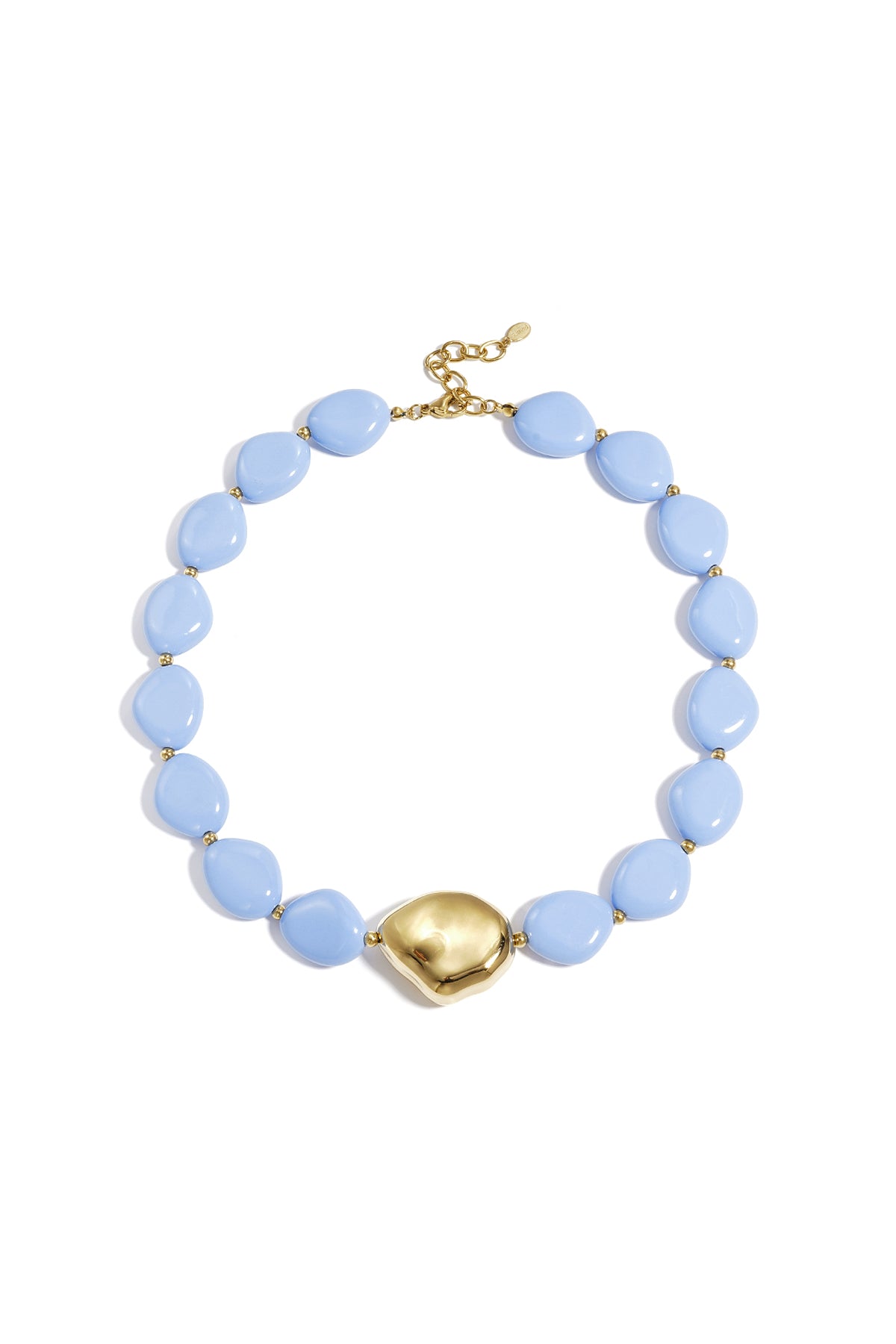 Collana con perlina importante