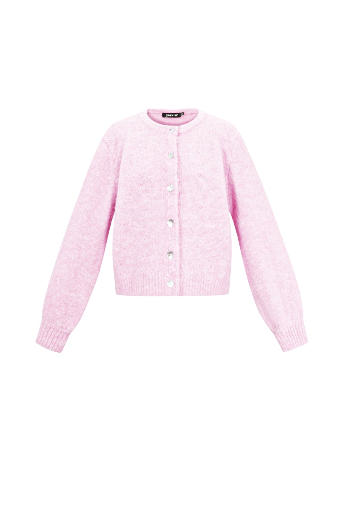 Cardigan Donna Intrecciato Fibra di Poliestere Casual Colore Puro Autunno/Inverno