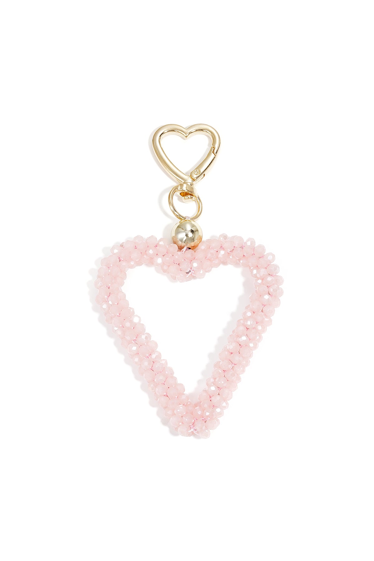 Portachiavi a forma di cuore, casual, in cristallo, accessori quotidiani