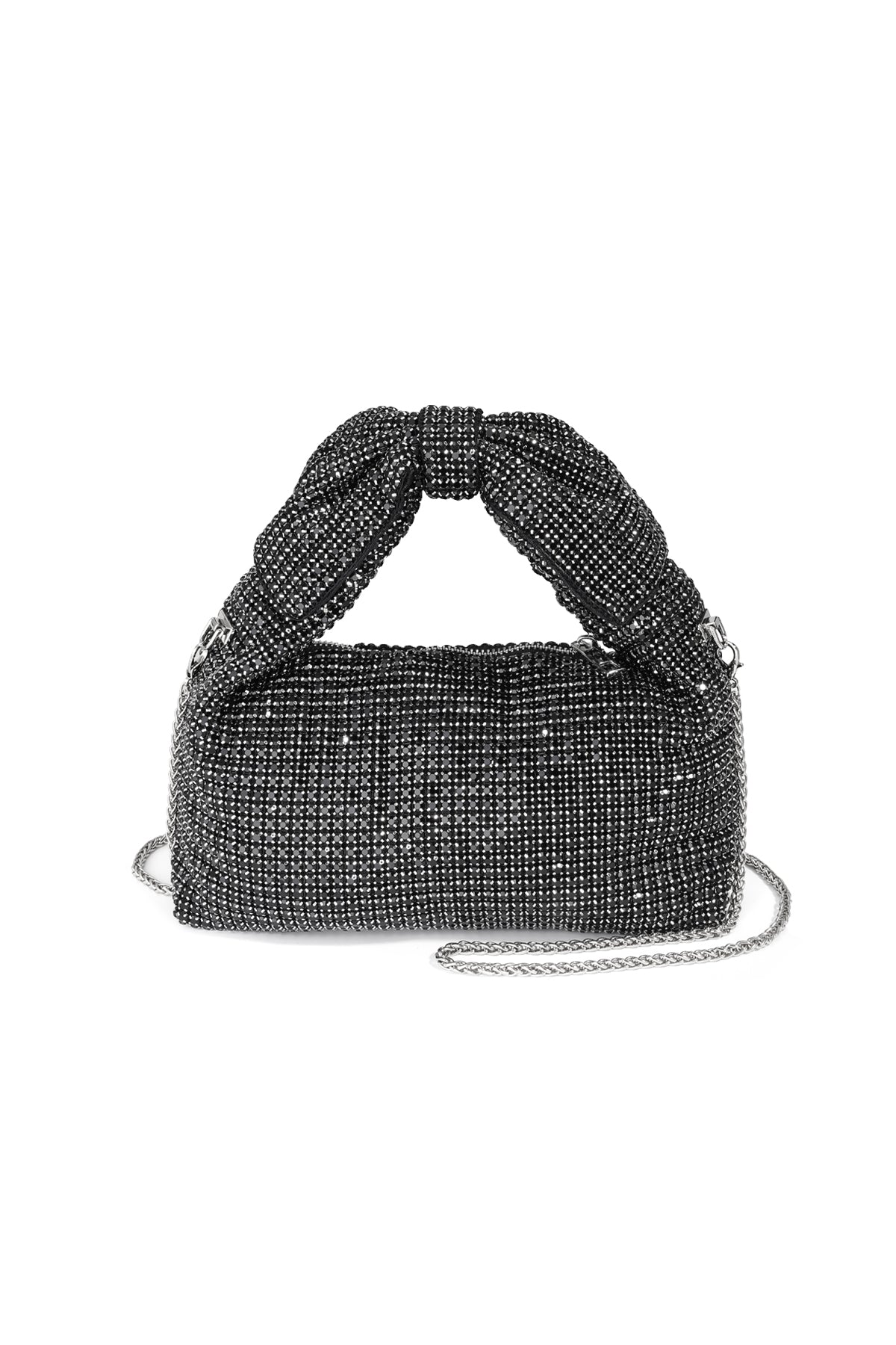 Borse a mano con fiocco e nodo, eleganti accessori per feste/raduni in poliestere