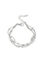 Bracciale con catene e pois