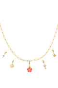 Collana fai da te con fiori