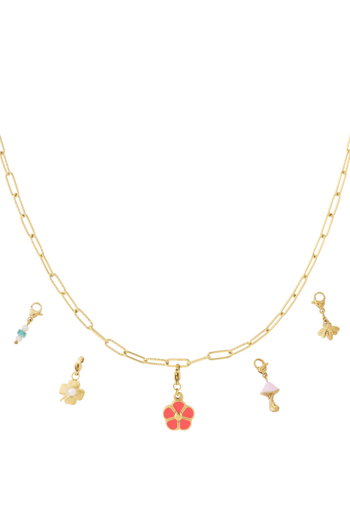 Collana fai da te con fiori