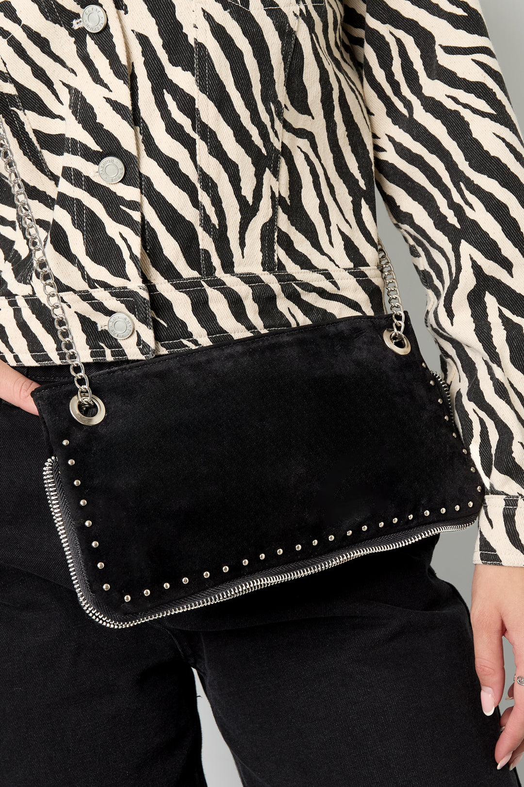 Borse shopper geometriche casual flanella accessori quotidiani