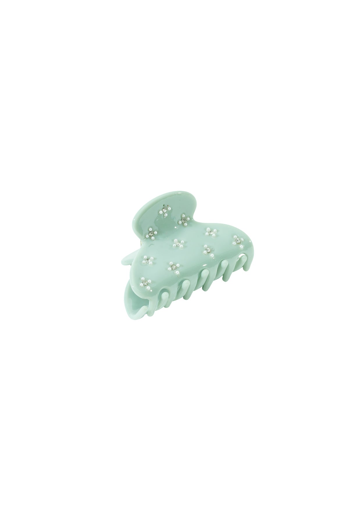Mini molletta per capelli con glitter