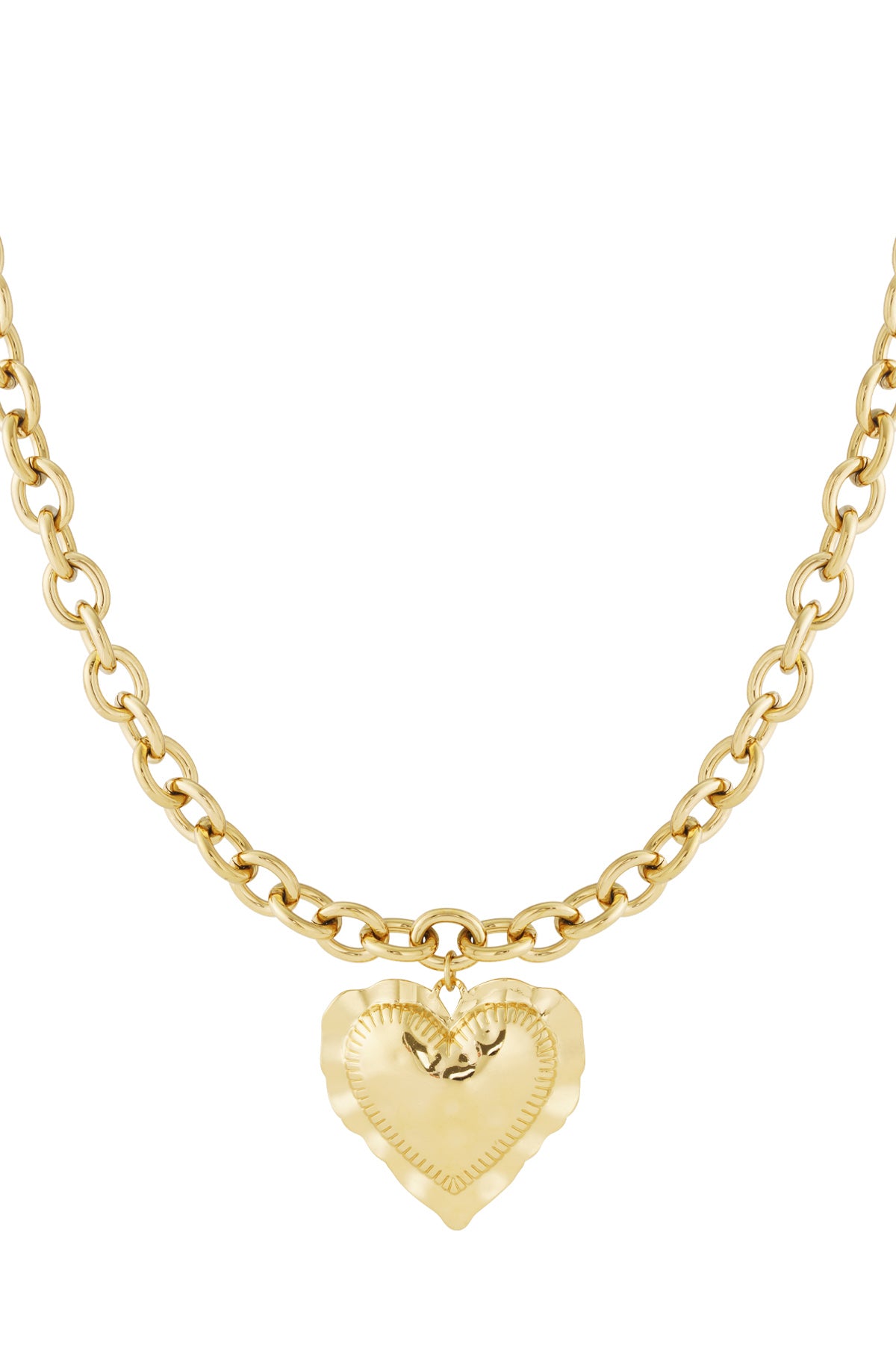 Collana con cuore abbracciato