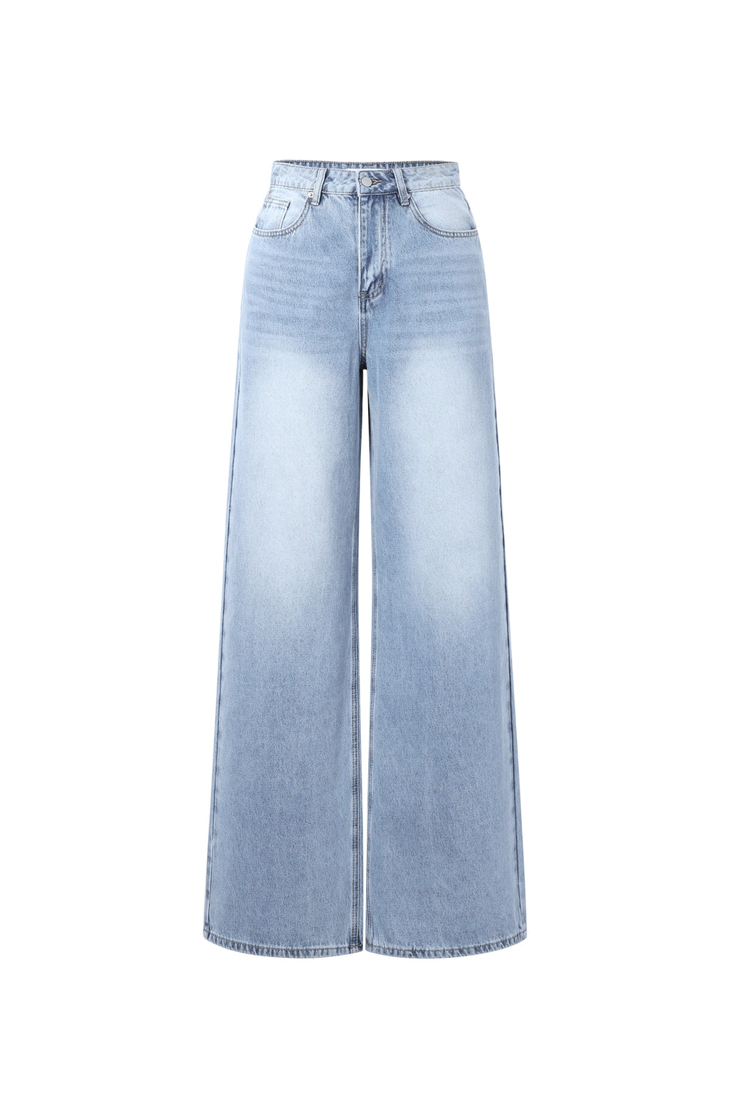 Jeans a gamba larga
