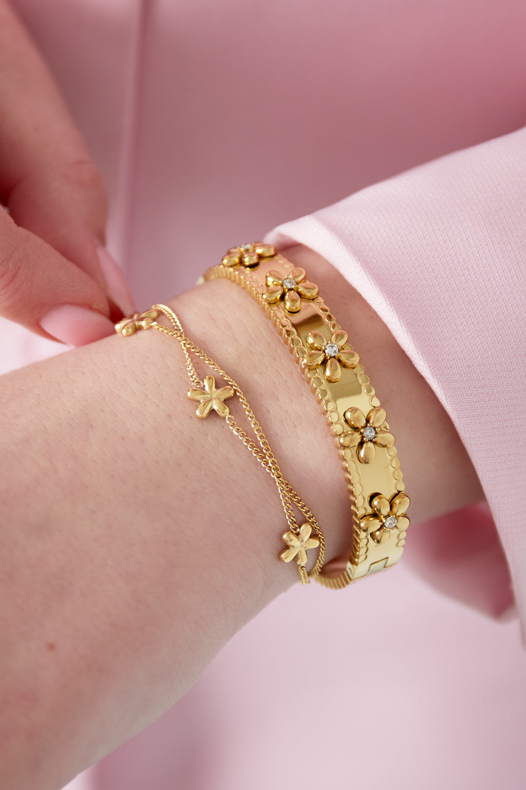 bracciale fiore bomba