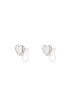 Mini orecchini a clip a cuore