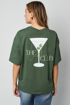Cotone Maglia T-shirt Donna Casual Lettere