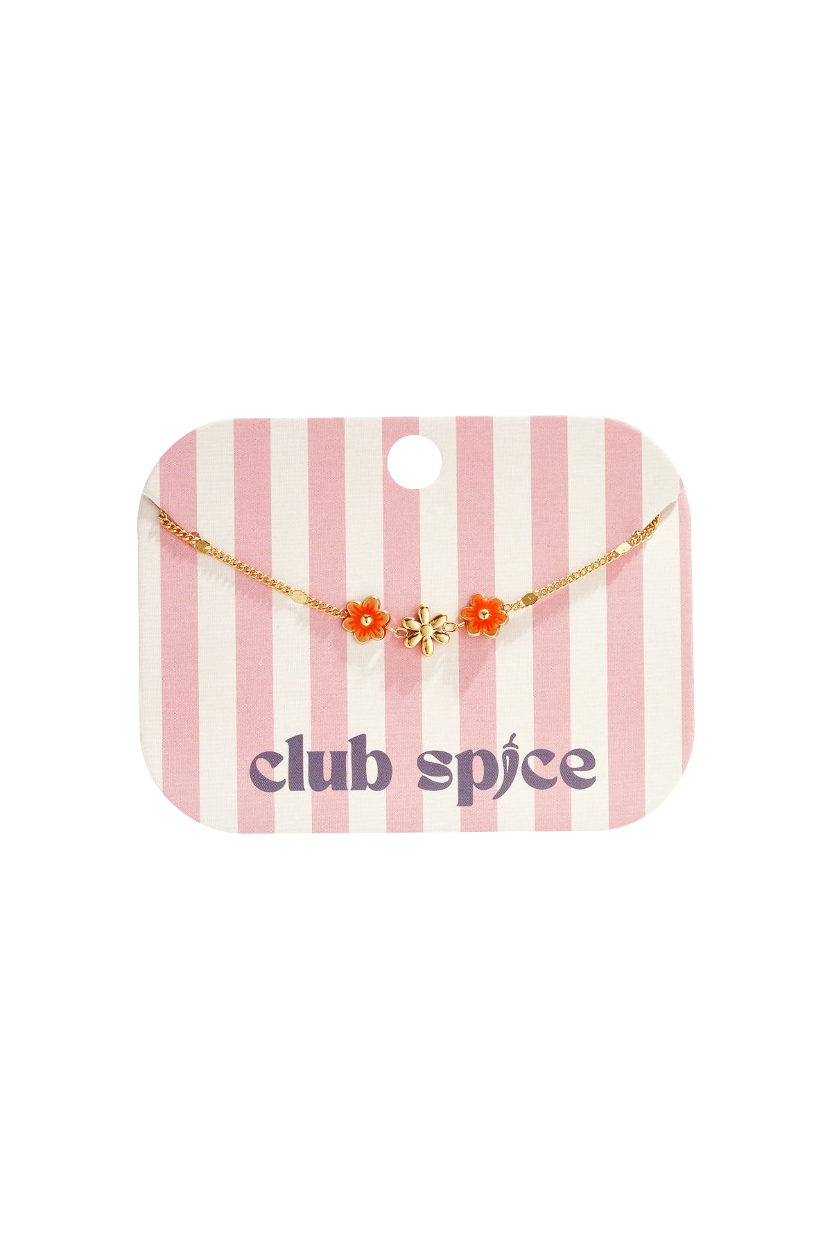 Bracciale con fiori colorati
