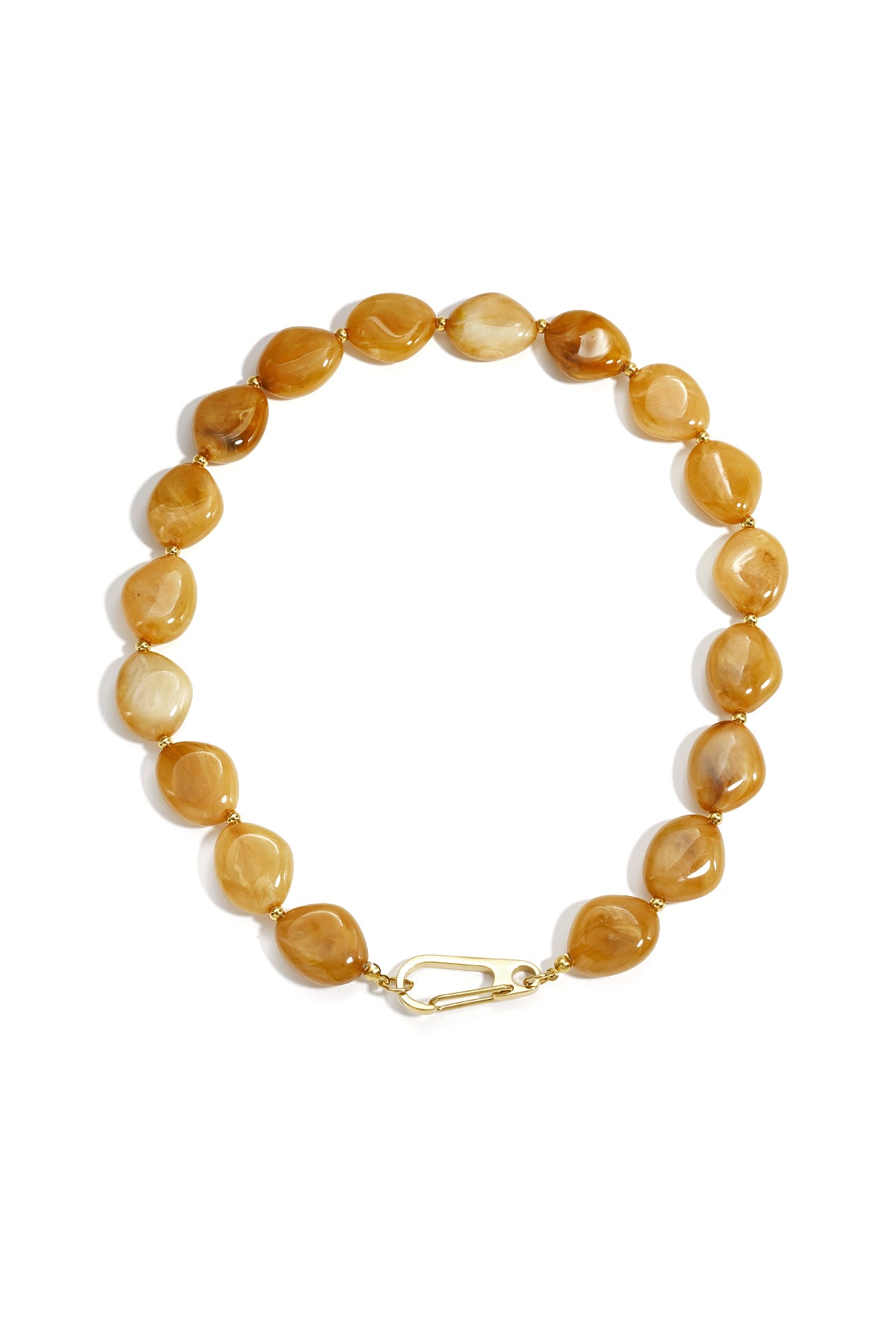 Collana di perline con chiusura frontale