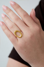 Anello ovale taglia unica
