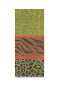 Sciarpa sorprendente con stampe e testo