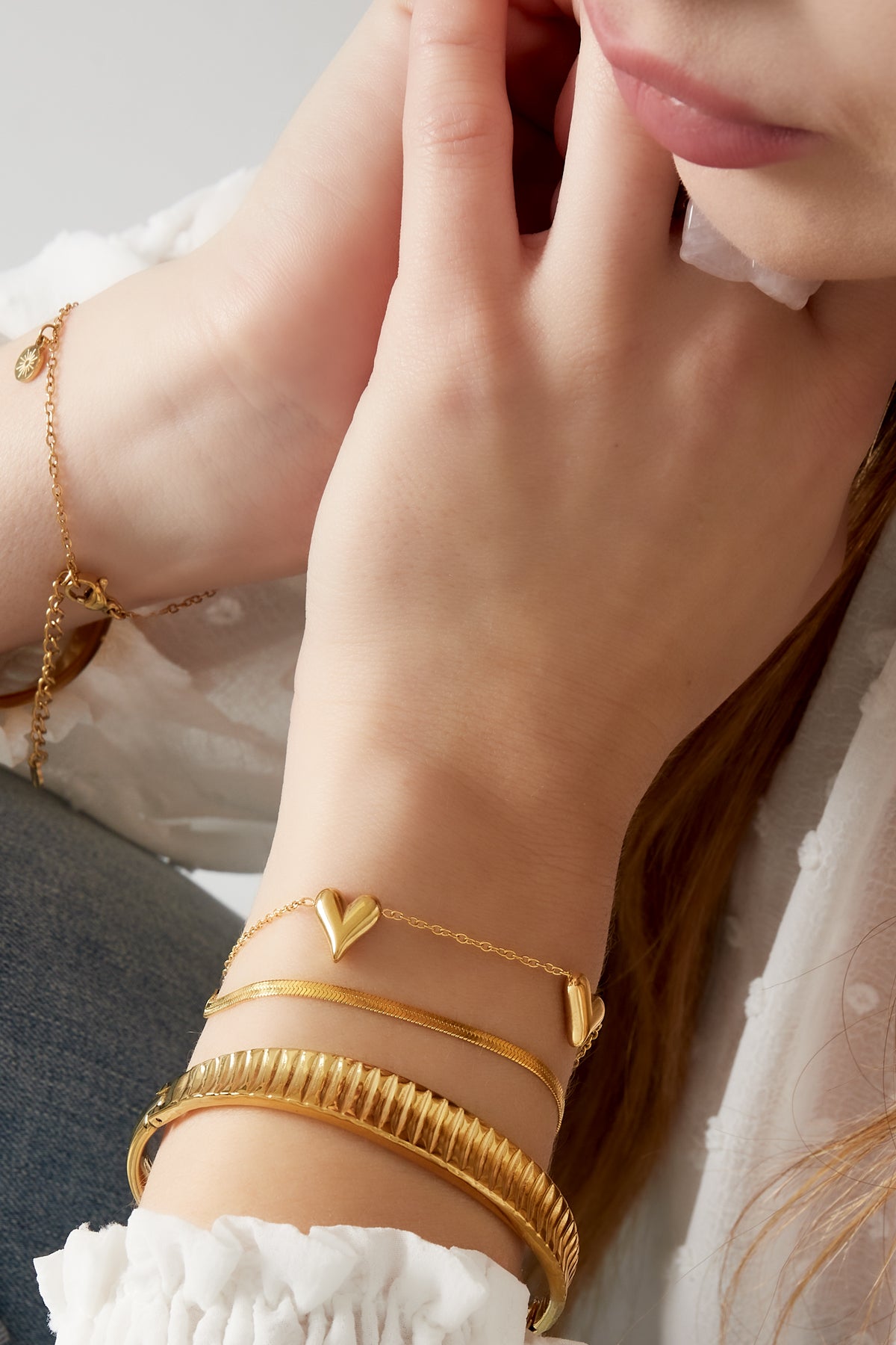 bracciale con struttura
