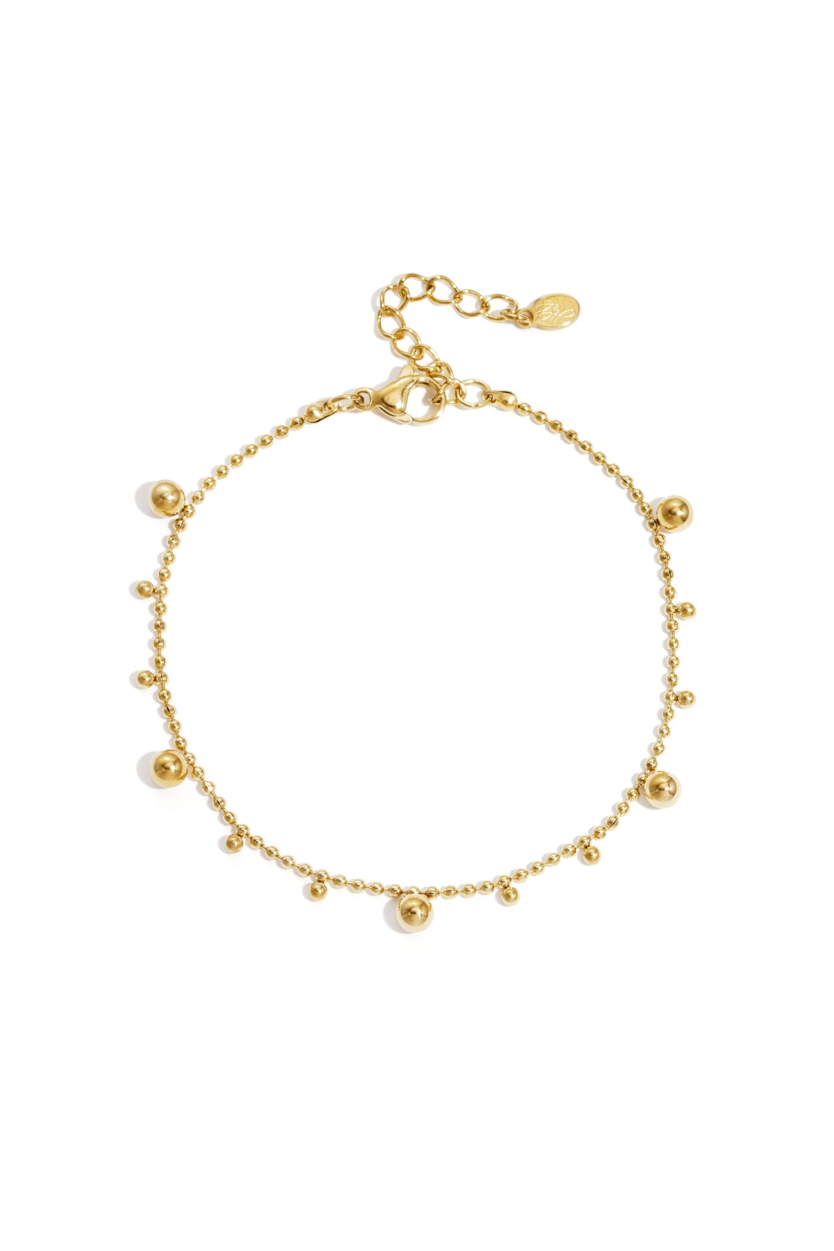 Bracciale con palline alternate