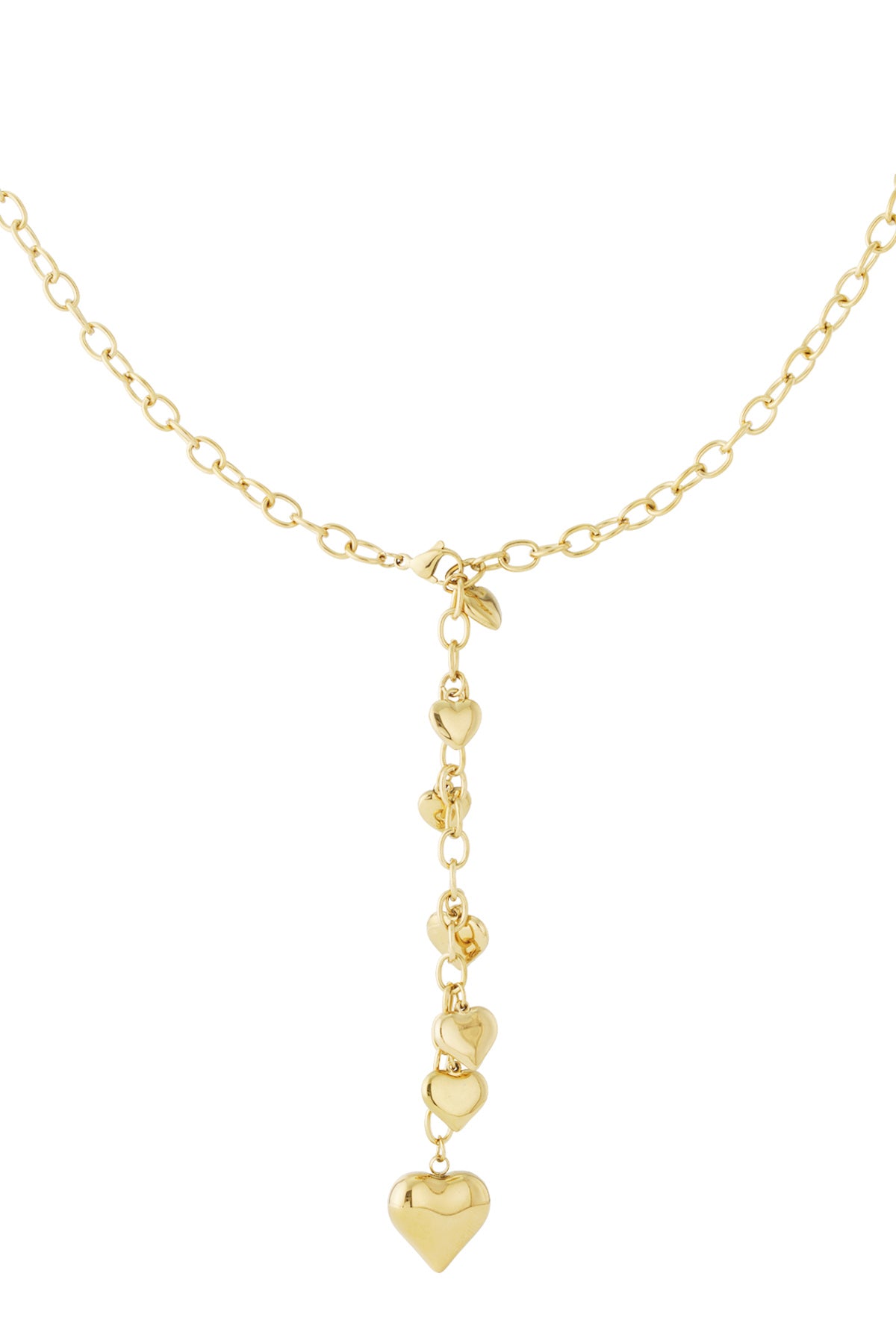 Collana con muse a forma di cuori
