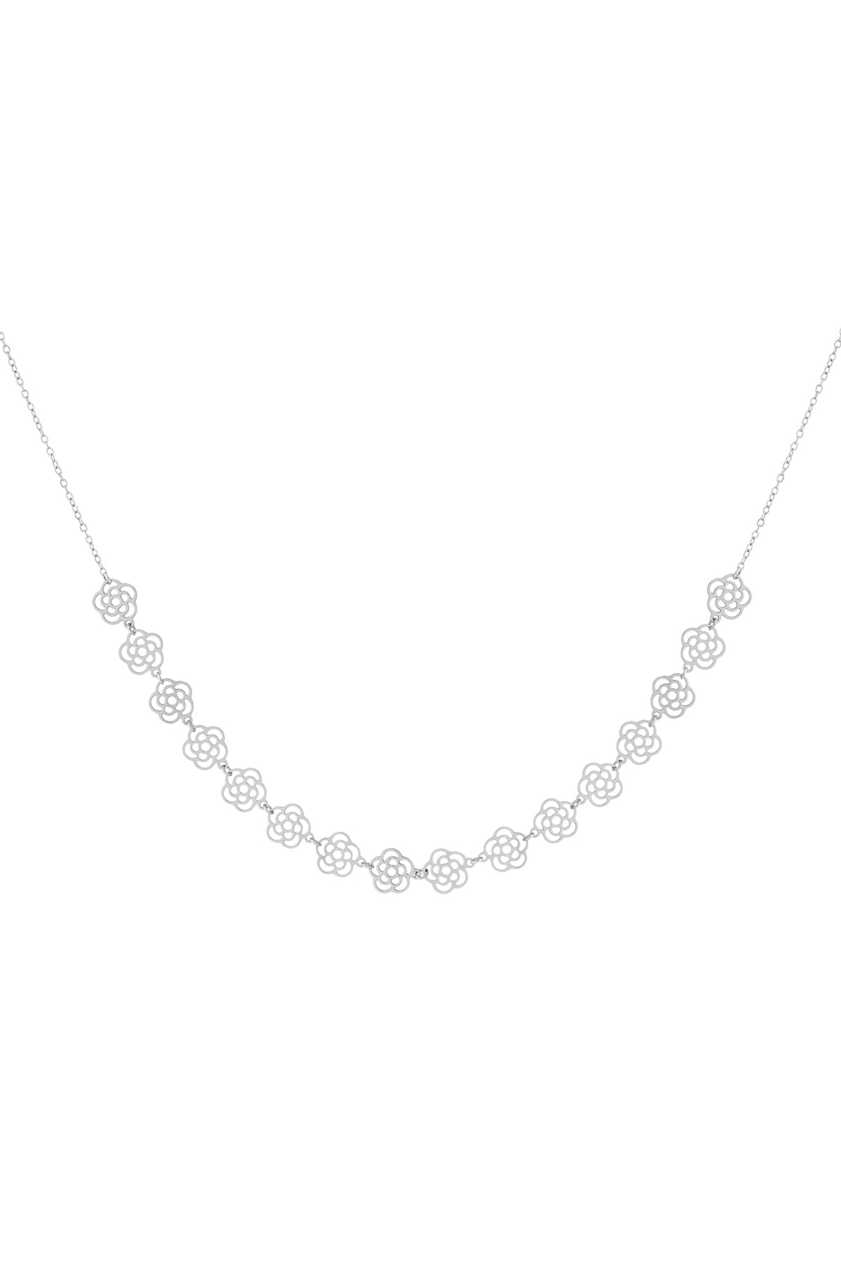 Collana con fiori d'amore