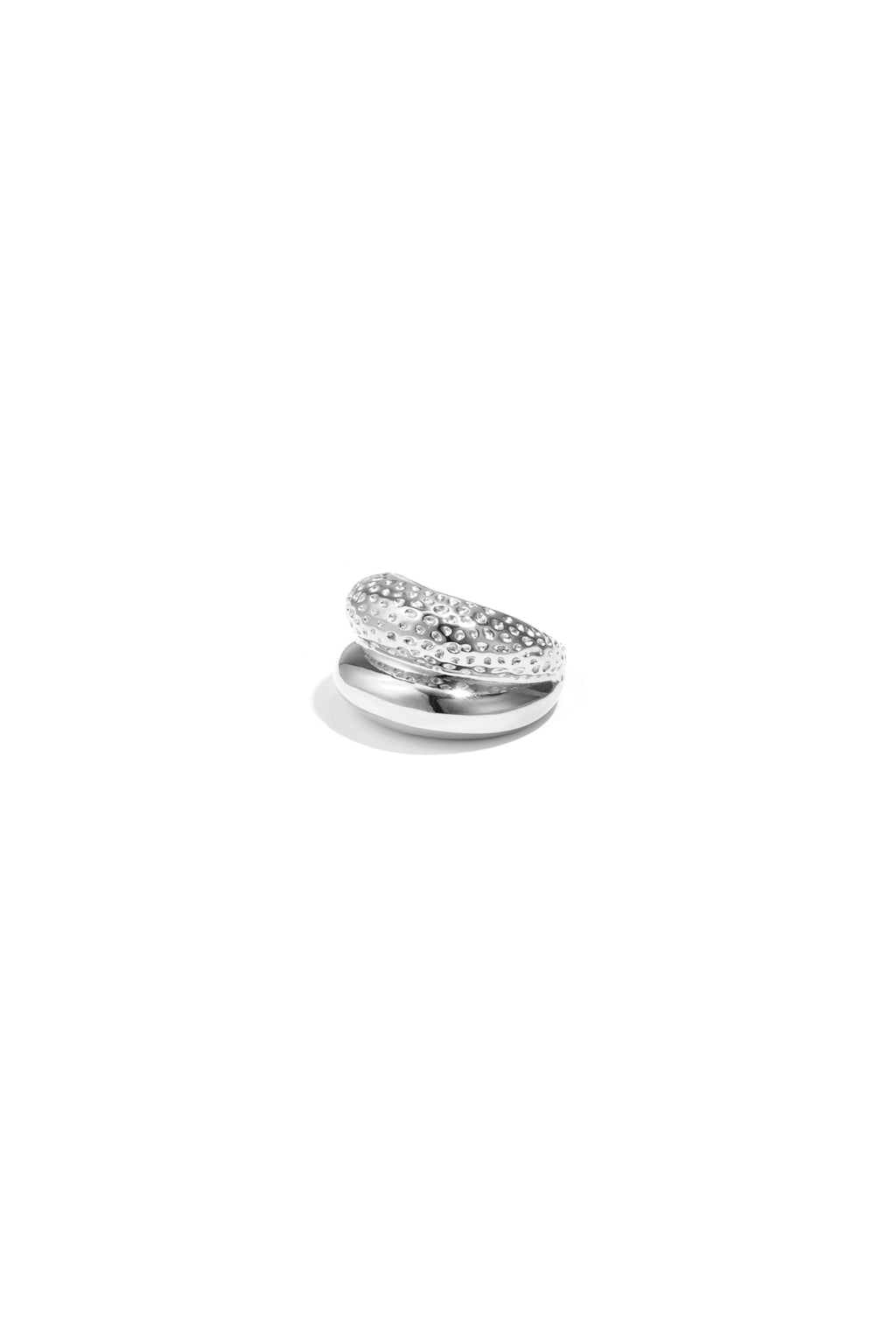 Doppio anello con struttura