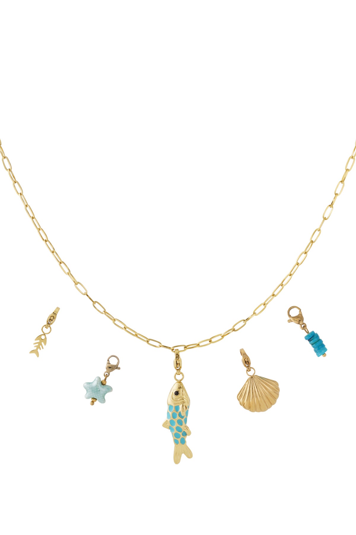 Collana fai da te con pesce