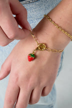 Braccialetti a catena in acciaio inossidabile, fai da te, semplici, quotidiani, serie di gioielli da donna