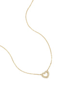collana con cuore di diamanti