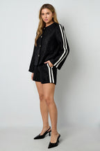 Shorts Donna Tessuto Poliestere Eleganti a quadri Autunno/Inverno