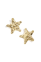 Orecchini a stella ammaccata