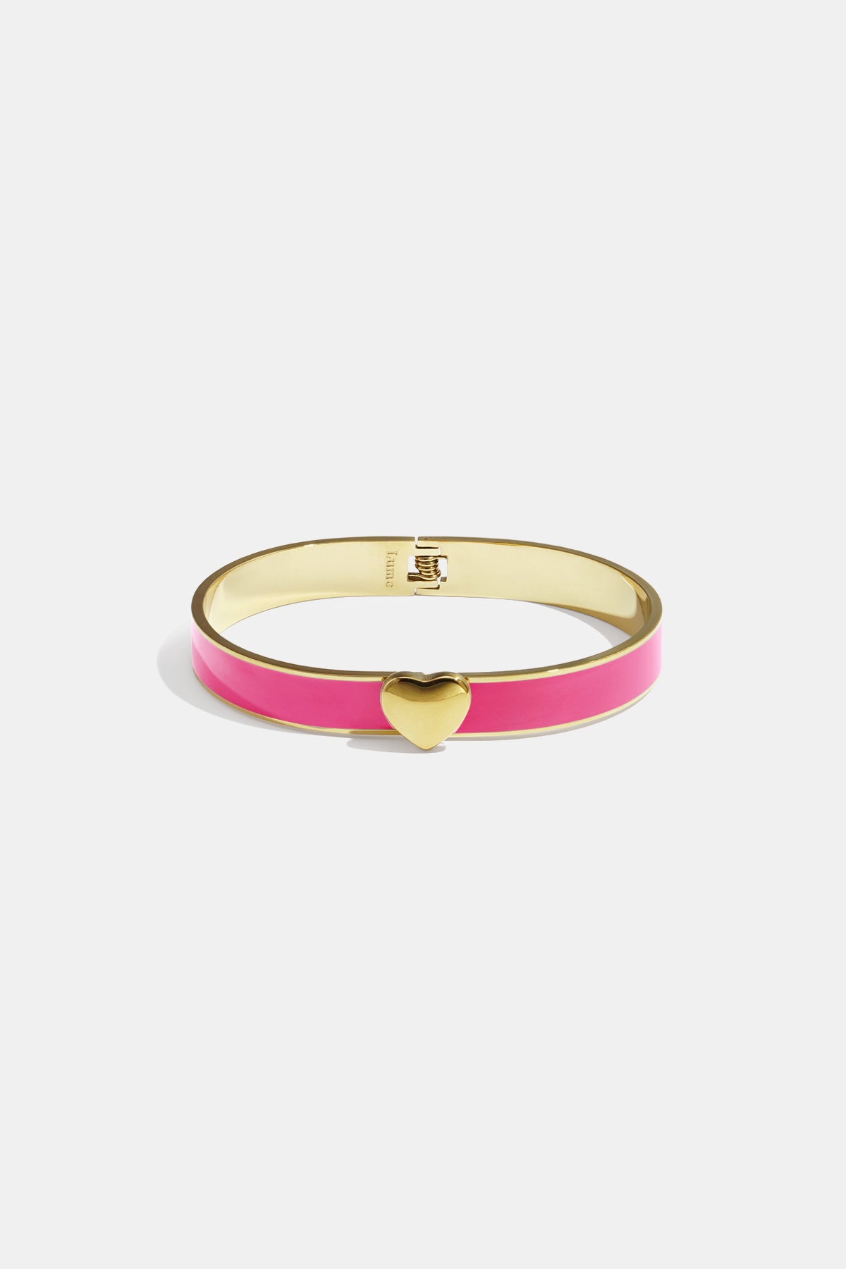 Bracciale in vari colori con dettaglio cuore - 0,9 cm