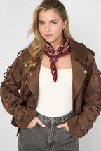 Sciarpe invernali a pois, casual, in poliestere, accessori quotidiani