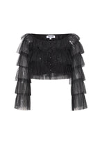Tessuto Poliestere Top a Manica Lunga Donna Primavera/Estate Colore Puro