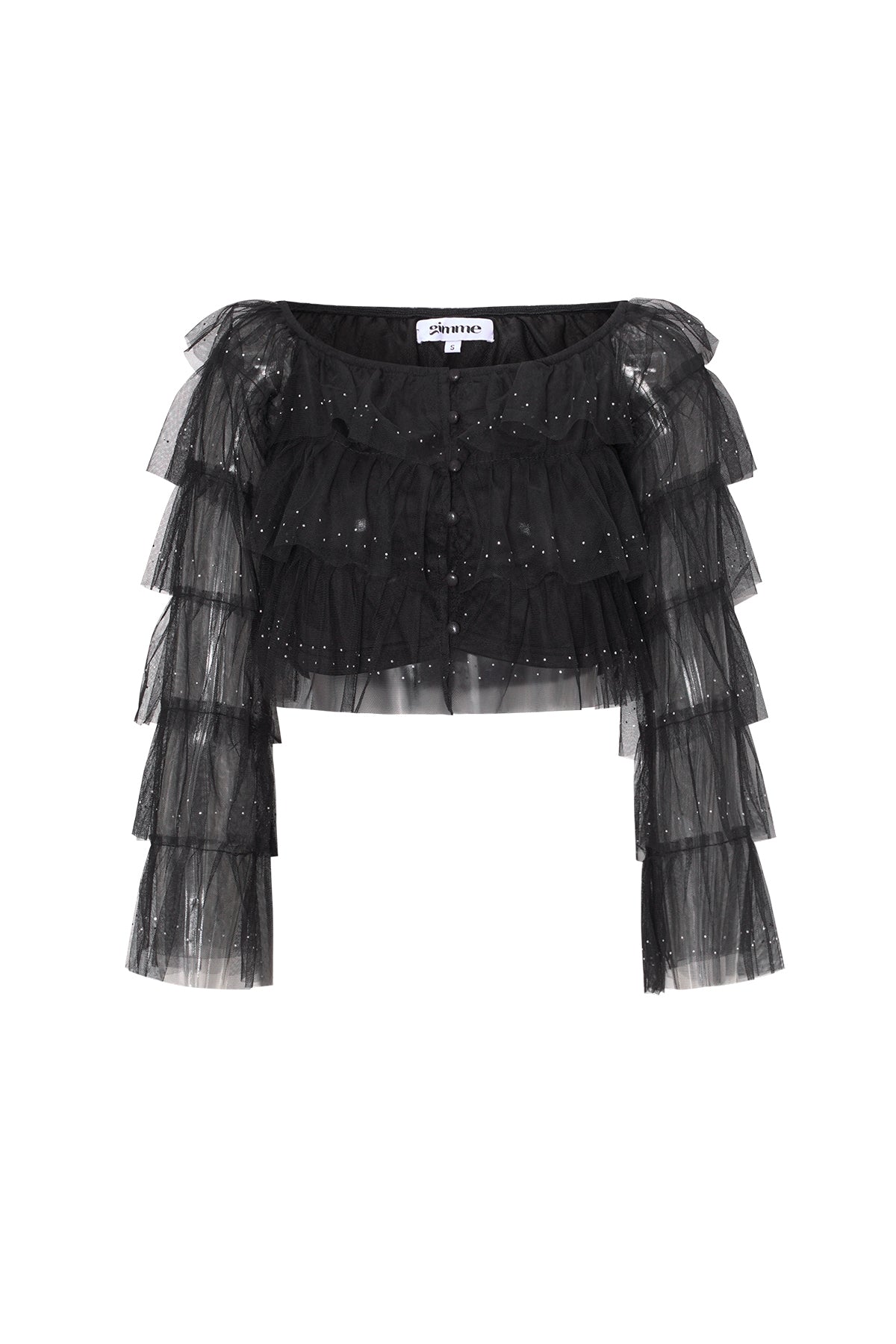 Tessuto Poliestere Top a Manica Lunga Donna Primavera/Estate Colore Puro