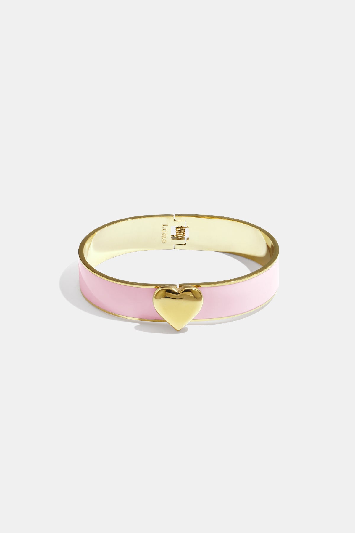 Bracciale in vari colori con dettaglio cuore - 1,3 cm