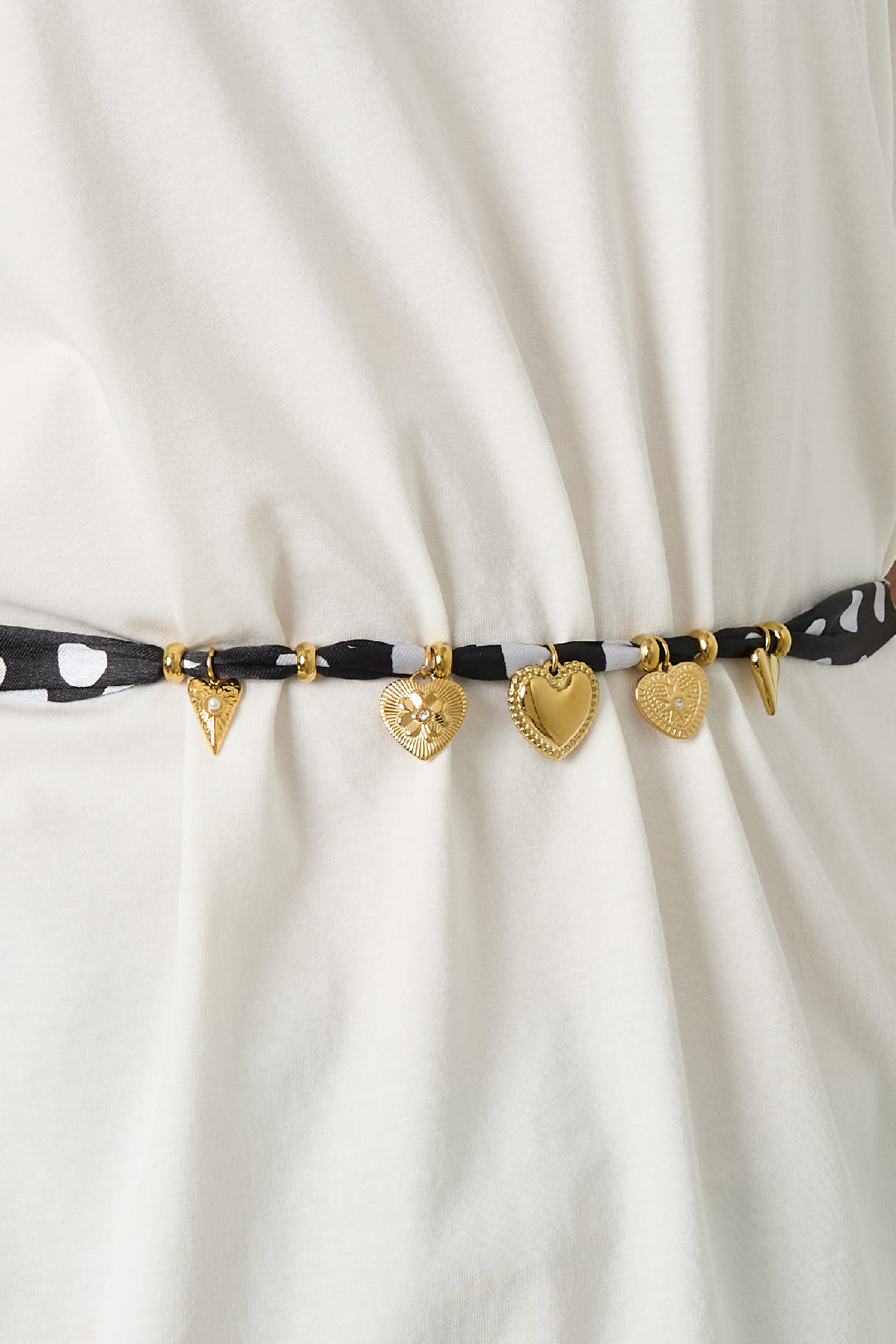 Collane lunghe in acciaio inossidabile con cuore, casual, quotidiane, semplici, gioielli da donna