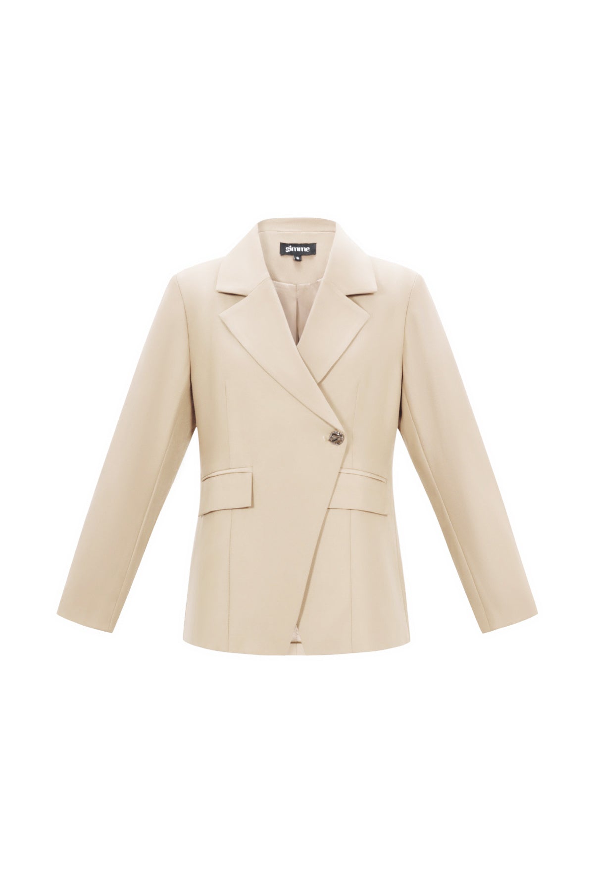 Tessuto Fibra di Poliestere Abito da Donna Elegante Colore Puro Autunno/Inverno