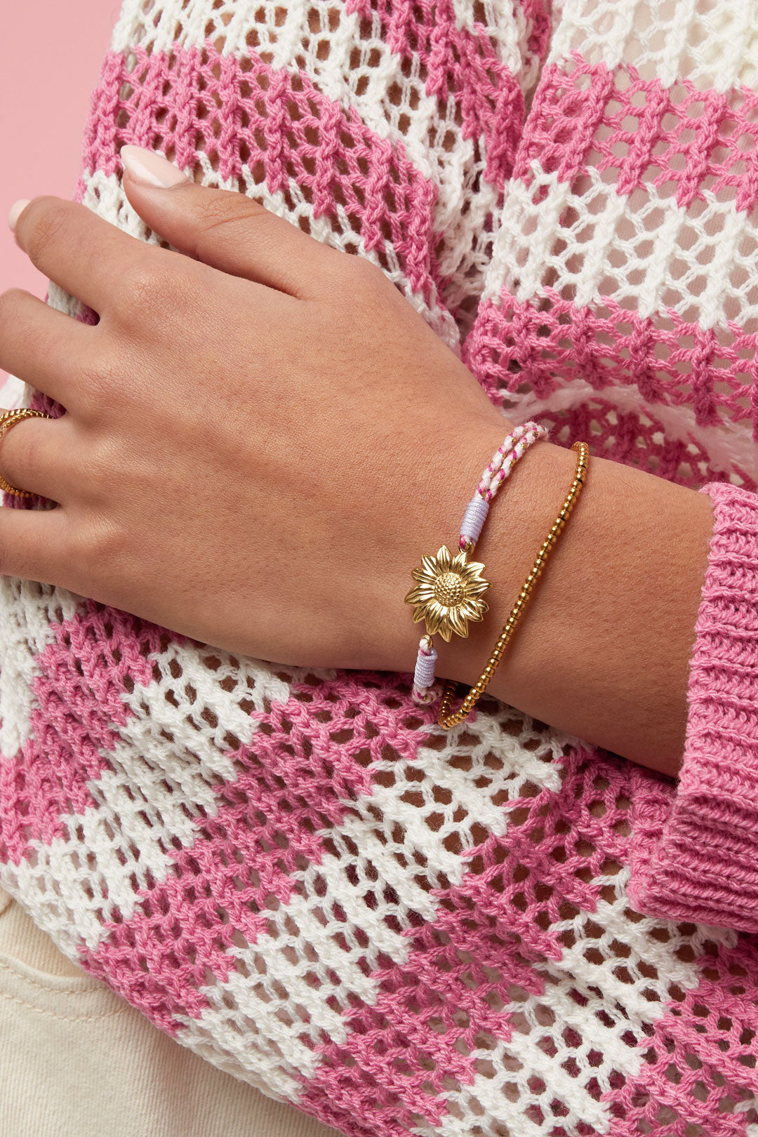 Braccialetti con ciondoli in corda, stile casual, per vacanze/spiaggia, romantici, da donna