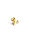 Anelli statement in acciaio inossidabile, modello Flower Simple, serie Daily Simple, gioielli da donna